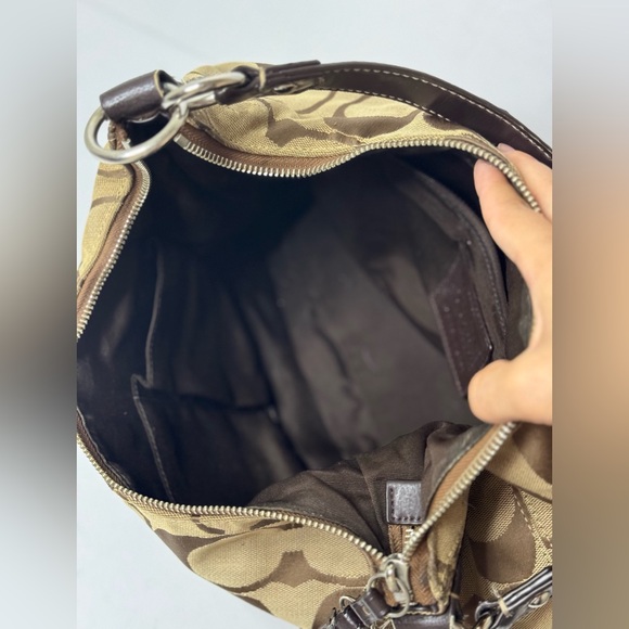 COACH SIGNATURE HOBO SHOULDER HANDBAG - Picture 9 of 14